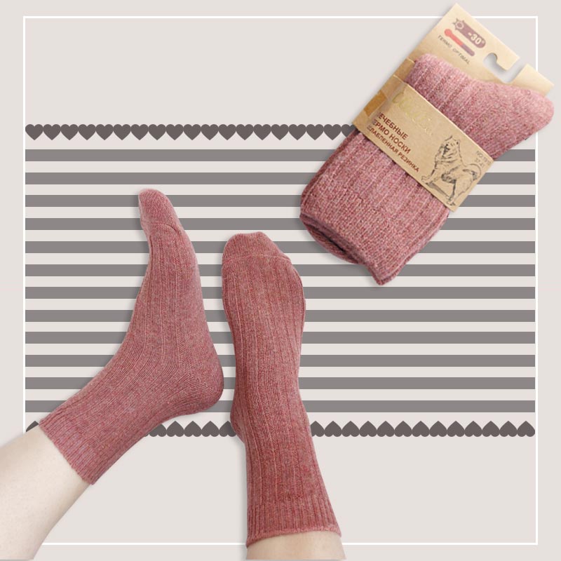 جوراب ساقدار پشمی زنانه طرح راه راه کبریتی Coco‎‎ - در 8 رنگ